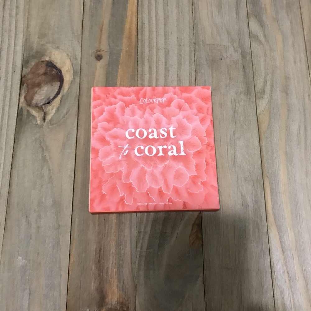 Colourpop Coast to Coral Eyeshadow Palette - New